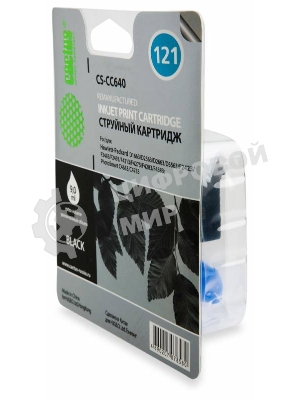 Картридж струйный Cactus CS-CC640 №121 черный (6 мл.) для HP DJ D1663/D2563/D2663/D5563/F2423/F2483/F2493/F4213/F4275/F4283/F4583/PS C4683/C4783