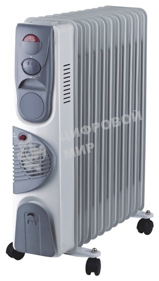 Обогреватель масляный Оазис BВ-25Т с тепловентилятором, 11 секций