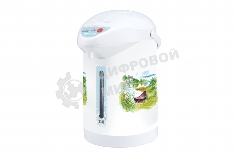 Термопот OPTIMA AP-303R (3.0л, 3 сп. нал. воды,бак из нерж.стали, белый пластик, 800Вт)