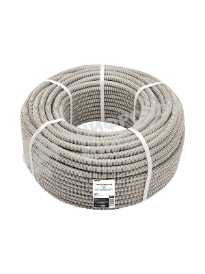 Труба гофрированная Rexant из ПВХ, с зондом, Ø20 мм