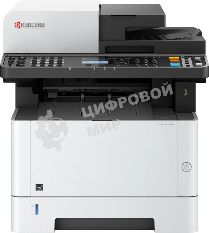 МФУ лазерное Kyocera Ecosys M2635DN (1102S13NL0), A4, ч/б, печ. до 35 стр/мин., скан. до 40 стр/мин. (ч/б) 23 стр/мин. (цвет), 1200 x 1200 dpi (печать) 600x600dpi (скан.), USB, RJ-45