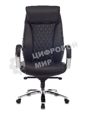 Кресло Бюрократ T-9924SL черный, кожа