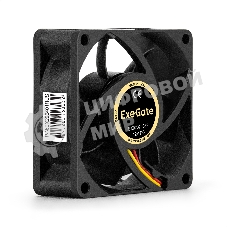 Вентилятор для корпуса ExeGate EX07025S3P черный, 70 мм, 3500 об/мин, 35.5 дБ, 3 pin