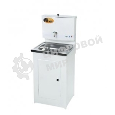 Умывальник дачный, без подогрева, нержавеющая мойка, белый