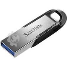 Флешка USB Sandisk CZ73 Cruzer Ultra Flair (SDCZ73-128G-G46), 128Gb, USB 3.0, R/W 150/45, серебристый/черный