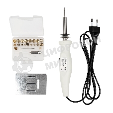 Выжигатель Rexant (набор паяльник-выжигатель), 22 насадки, подставка, 230 В, 20/50 Вт