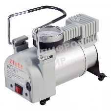 Компрессор автомобильный СТАВР КА-12/7(12В, рабочее давление 7Атм, максимальное давление 10Атм, максимальный ток потребления 14А, производительность 35 л/мин, диаметр цилиндра 30мм, длина шланга компрессора 1м, длина шнура питания 2м, вес 1,85кг.)