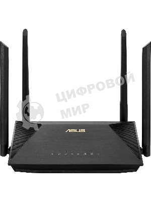 Роутер ASUS RT-AX53U 802.11b/g/n/ac/ax, до 574 + 1201 Mbps, 2,4 + 5 гГц, 4 антенны, USB