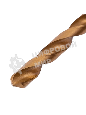 Сверло по металлу Matrix, 12 мм, HSS, нитридтитановое покрытие, цилиндрический хвостовик