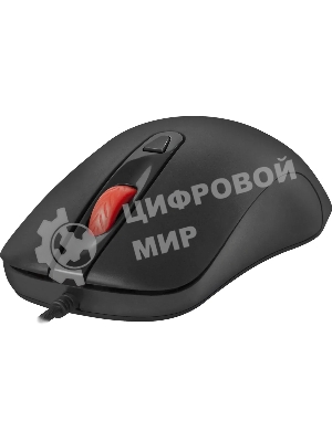 Мышь проводная Defender Omega MB-522 черный, 1600 dpi, USB, кнопки - 4