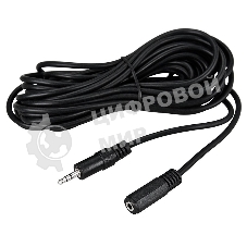 Шнур Rexant Стерео 3,5 мм гнездо - Стерео 3,5 мм штекер 7 м