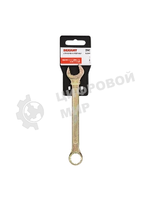 Ключ комбинированный Rexant 15 мм, желтый цинк