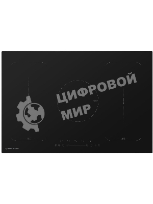 Индукционная варочная панель Maunfeld EVI.775-FL2-BK, конфорок: 5 шт., стеклокерамика, независимая, черный