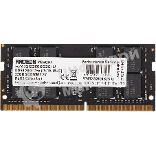 Оперативная память AMD Radeon R7, 32GB, DDR4, 2666MHz, CL19, SO-DIMM