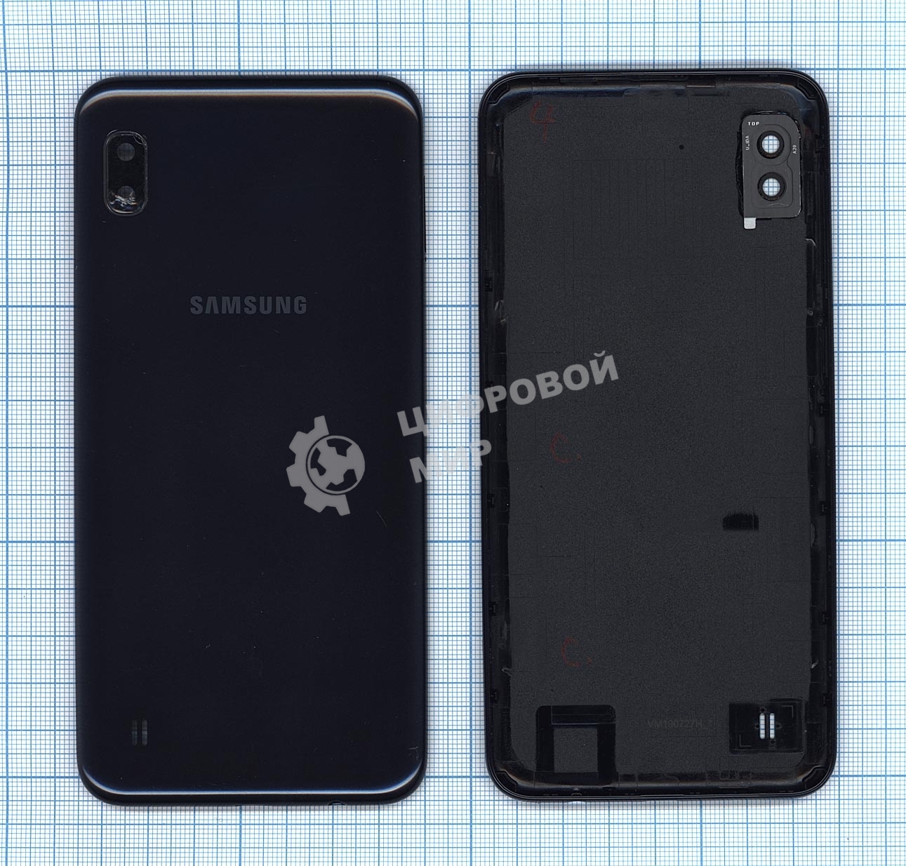 Задняя крышка для Samsung A105FD Galaxy A10 (2019) черный