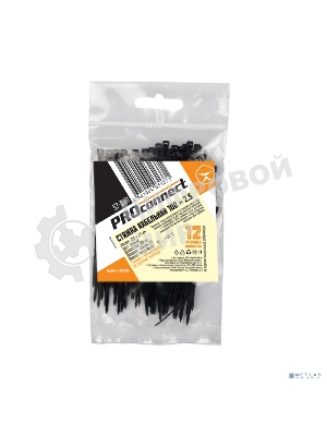 Хомут кабельный PROconnect 100х2.5 нейл. черный (уп. 100 шт)