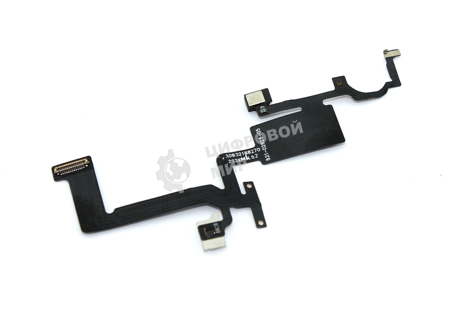 Шлейф в сборе с микрофоном и сенсором для Apple iPhone 12, iPhone 12 Pro