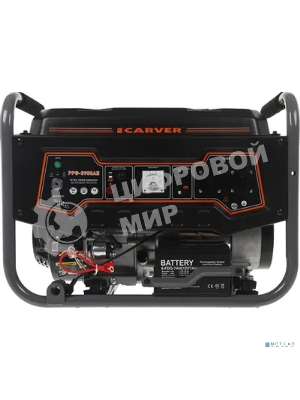 Электрогенератор бензиновый Carver PPG-3900АE, 3.2 кВт, 65дБ, 46 кг