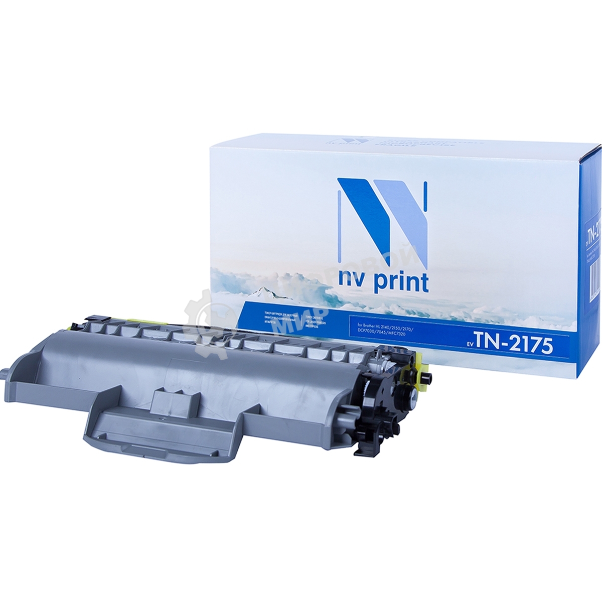 Картридж NVPrint совместимый Brother TN-2175T для HL-2140R/2142/2150NR/2170WR/DCP-7030R/7032/7040/7045NR/MFC-7320R/7440NR/7840WR (2600k)