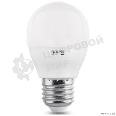 Лампа светодиодная Gauss LED Elementary Шар 7W E27 4100K 1/40 (3 лампы в упаковке)