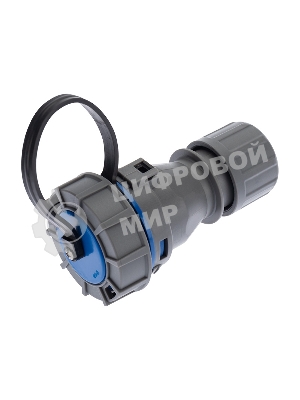 Розетка кабельная Rexant переносная влагозащищенная 16 А, 2Р+РЕ, IP68