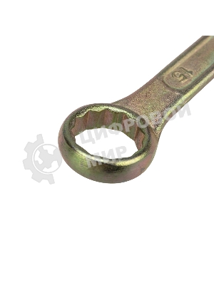 Ключ комбинированный Rexant 15 мм, желтый цинк