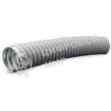 Металлорукав в ПВХ изоляции МРПИ НГ 15 d15мм без протяжки сер. (уп.50м) ЗЭТА zeta41911