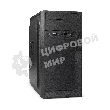 Компьютерный корпус Minitower ExeGate EX291143RUS BAA-105-01-AA500 (mATX, БП AA500 с вент. 8см, 2*USB, аудио, черный)
