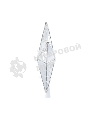 Светодиодная фигура Neon-night Звезда 100 см, 200 светодиодов, с трубой и подвесом, цвет свечения белый