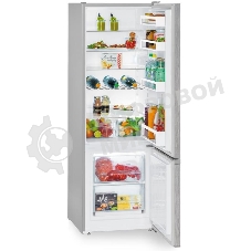 Холодильник Liebherr CUELE 2831-26 001 серебристый двухкамерный 212/53л морозилка снизу