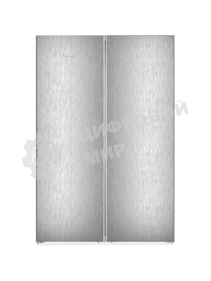 Холодильник Liebherr XRFsf 5220-22 001 (SFNsfd 5227-22 001 + SRsfd 5220-22 001) серебристый двухкамерный 398/271л морозилка сбоку, No Frost, Side by Side