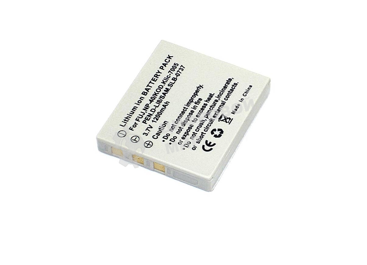 Аккумуляторная батарея для фотоаппарата BenQ DC X600 (KLIC-7005) 3,7V 1250mAh