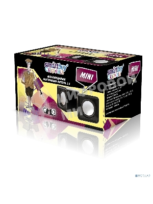 Акустическая система Smartbuy MINI, мощность 4Вт, USB,черные SBA-2800