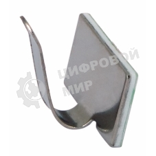 Площадки самоклеющиеся металлические с клипсой под шлейф Rexant (ПКШМ) 20x10 мм, упаковка 100 шт.