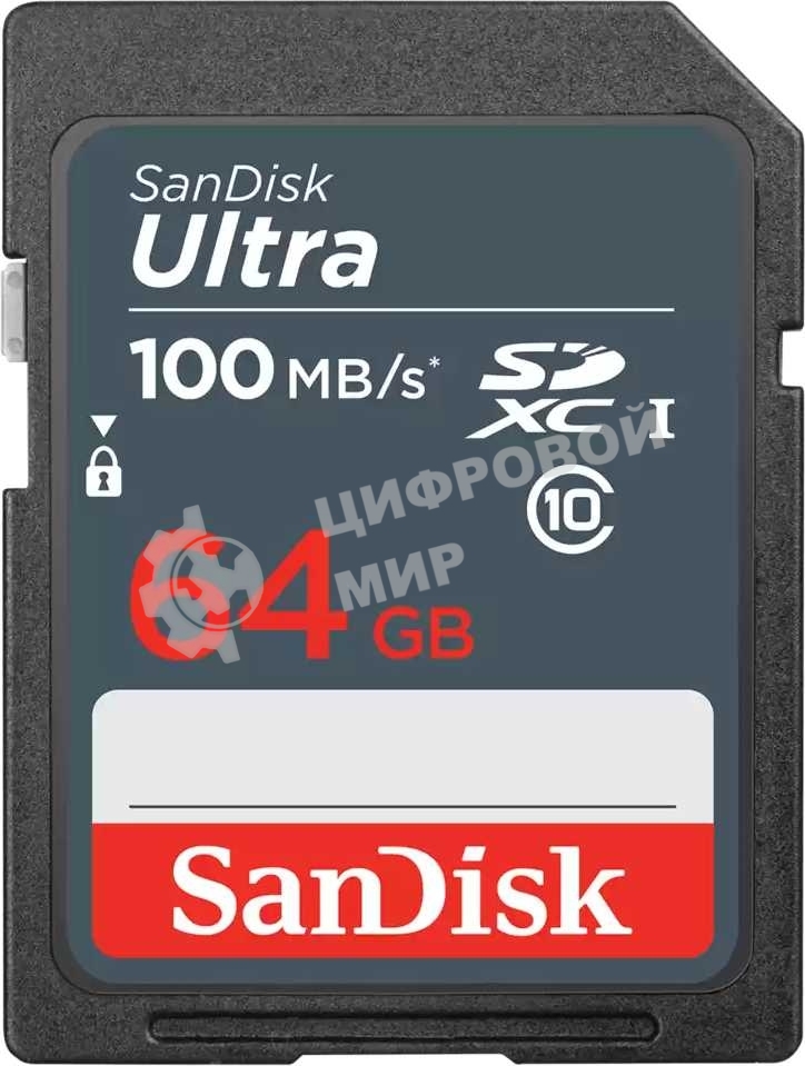 Флеш карта SDXC 64Gb UHS-I SDSDUNR-064G-GN3IN SANDISK