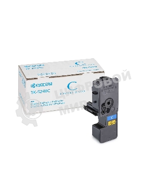 Картридж лазерный Kyocera TK-5240C (1T02R7CNL0) голубой для P5026cdn/cdw, M5526cdn/cdw 3000 стр.