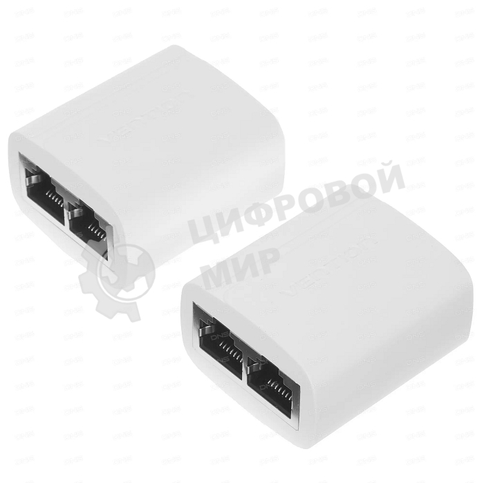 Сплиттер Vention RJ45 F/2хRJ45 F 8p8c (2шт.) белый
