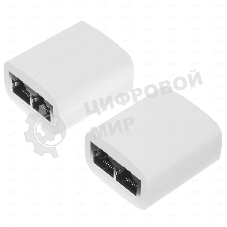 Сплиттер Vention RJ45 F/2хRJ45 F 8p8c (2шт.) белый