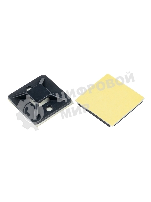 Площадка EKF plc-20x20-b самоклеящаяся (20х20 мм.) черная (100 шт.) EKF