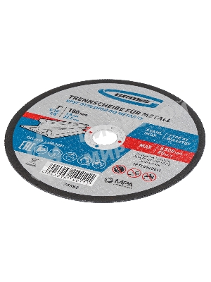 Круг отрезной по металлу Gross 180 х 1,6 х 22,2 мм, WA46TBF