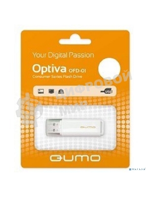 Флешка USB QUMO 16 Gb Optiva 01 белый QM16GUD-OP1-белый