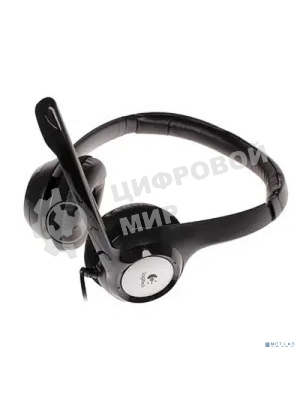 Гарнитура Logitech H390 чёрный, проводная, USB