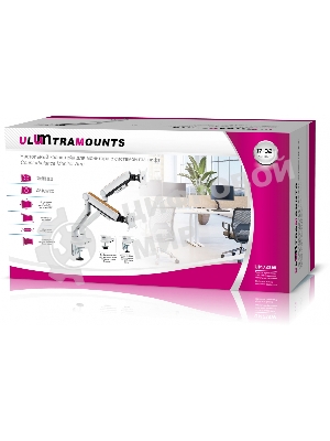 Кронштейн для мониторов Ultramounts UM733W белый 17