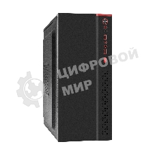 Компьютерный корпус Miditower ExeGate AA-443-AA400 (ATX, AA400 8 см, 2хUSB+HD Audio, черный)