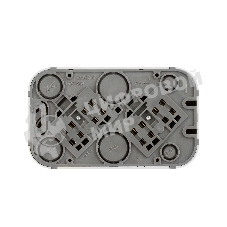 Блок розеток Quteo с предварительным подключением 2x2К без шторок, 16A, 250 В, IP20, белый