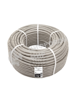 Труба гофрированная Rexant из ПВХ, с зондом, Ø16 мм