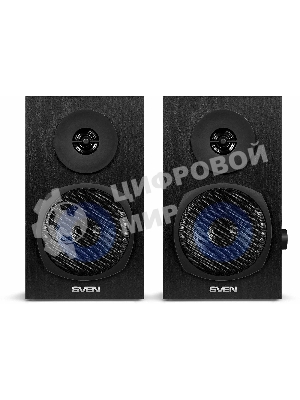 Акустическая система 2.0 SVEN SPS-576 черные (2x4W, Bluetooth, дерево)