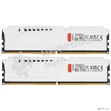 Оперативная память Kingston Fury Beast, DDR5, 32Gb (2x16 Gb), 5600 MHz, CL36, DIMM, радиатор, белый