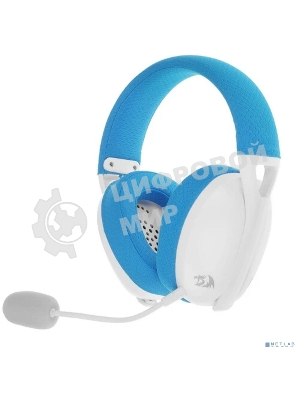 Гарнитура Redragon Ire Pro голубой, беспроводная + проводная, Bluetooth / USB, до 25 ч