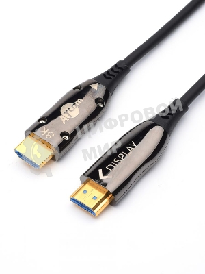 Кабель HDMI 50 м (HIGH speed, Metal gold, Optical) 8K VER 2.1 Кабель HDMI 50 м (HIGH speed, Metal gold, Optical) 8K VER 2.1